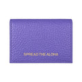 Purple Leather Card Case
