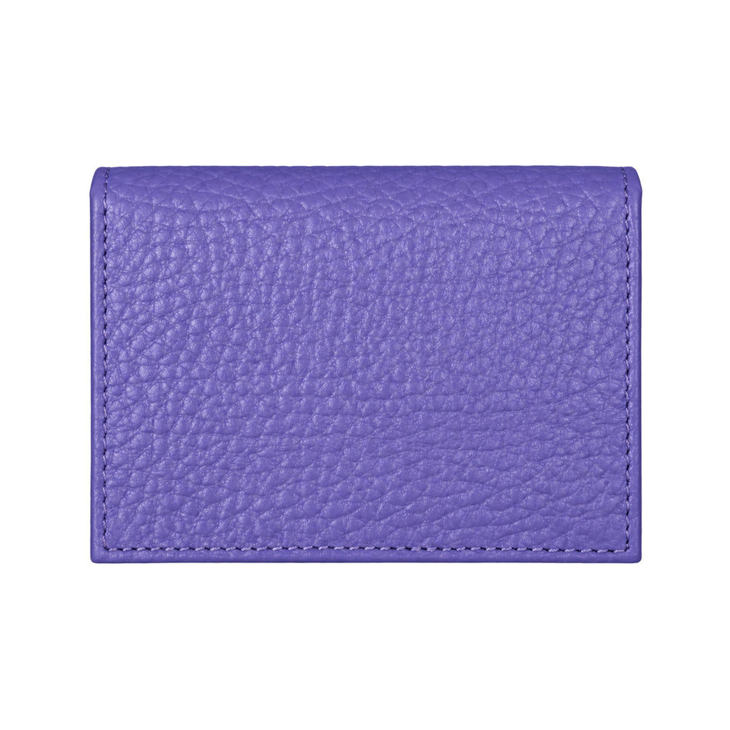 Purple Leather Card Case