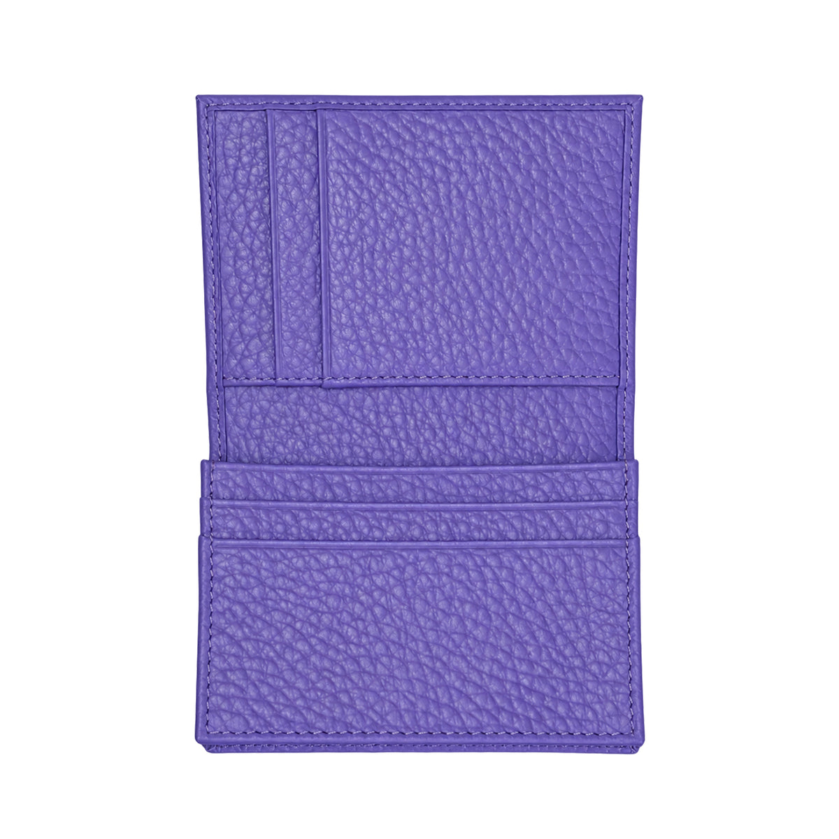 Purple Leather Card Case